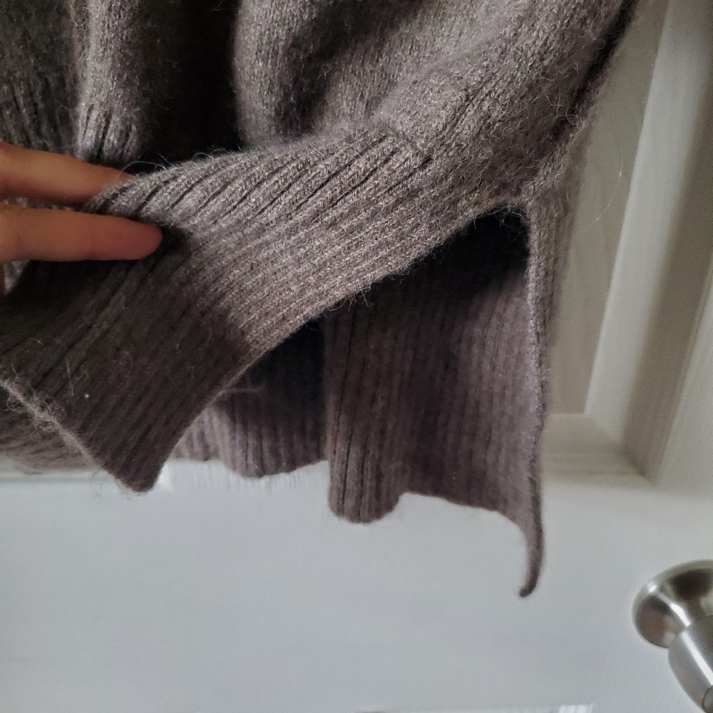 Peruvian Connection Brown Button-Up Cardigan - image 4